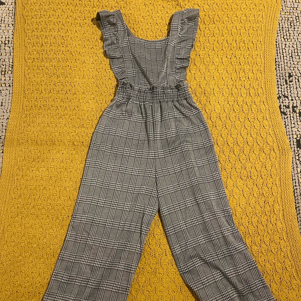 Plaid jumpsuit
